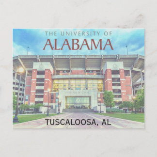 Carte postale de l'Université de l'Alabama