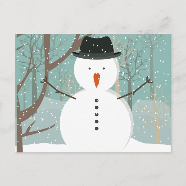 Carte postale de M. Winter Snowman (Devant)