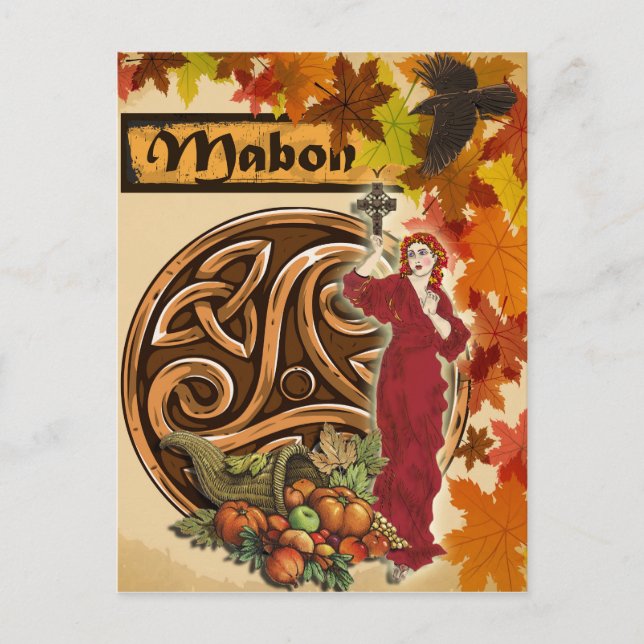 Carte postale de Mabon Pagan Imaginaire Art (Devant)