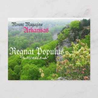 Carte postale de magazine de l'Arkansas/bâti
