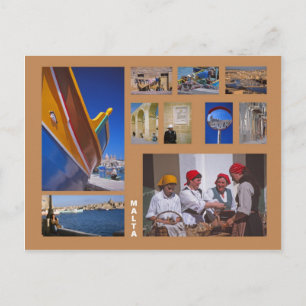 Carte postale de Malte