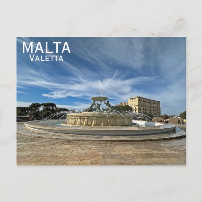 Carte postale de Malte/La Valette ! (Devant)
