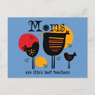 Carte postale de Maman Life du meilleur enseignant