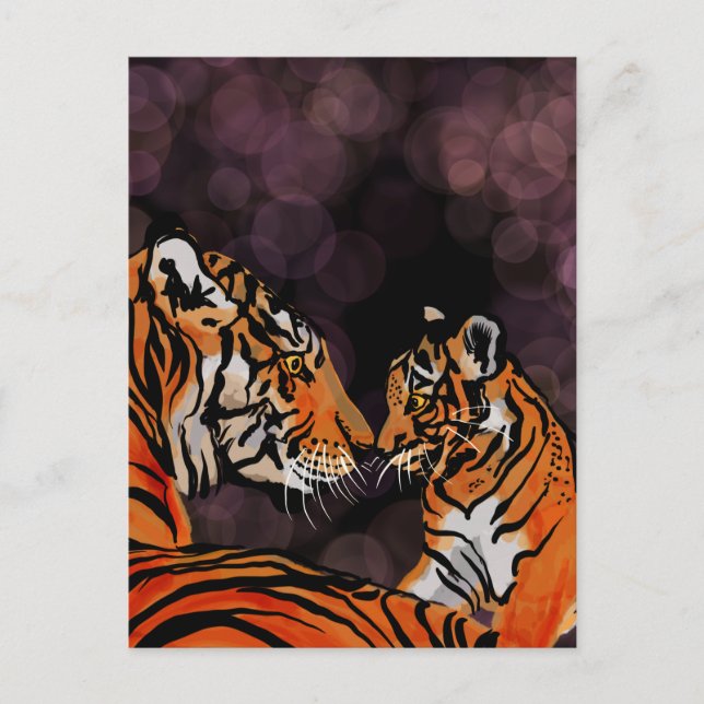 Carte postale de maman tigre (Devant)