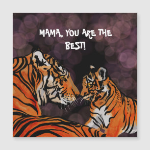 Carte postale de maman tigre