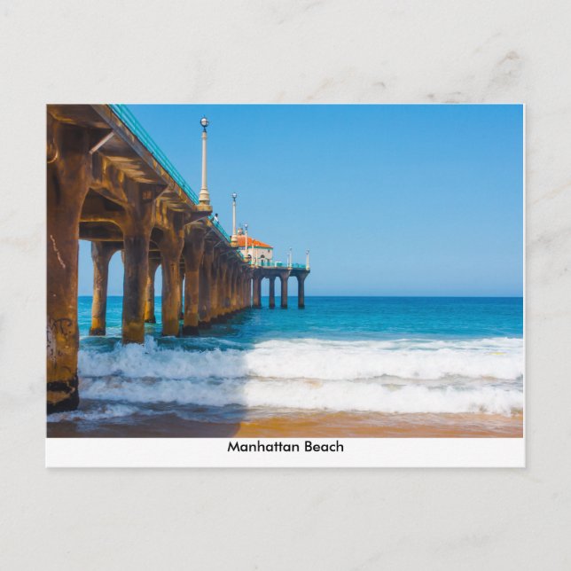 Carte postale de Manhattan Beach Pier (Devant)