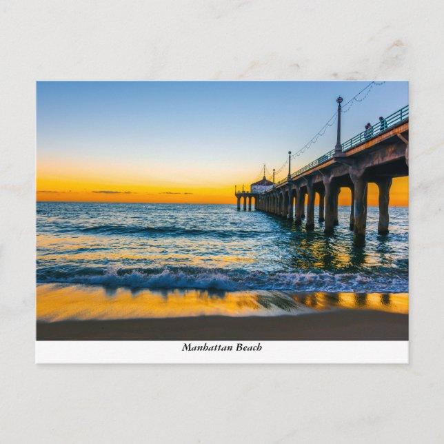 Carte postale de Manhattan Beach Pier (Devant)