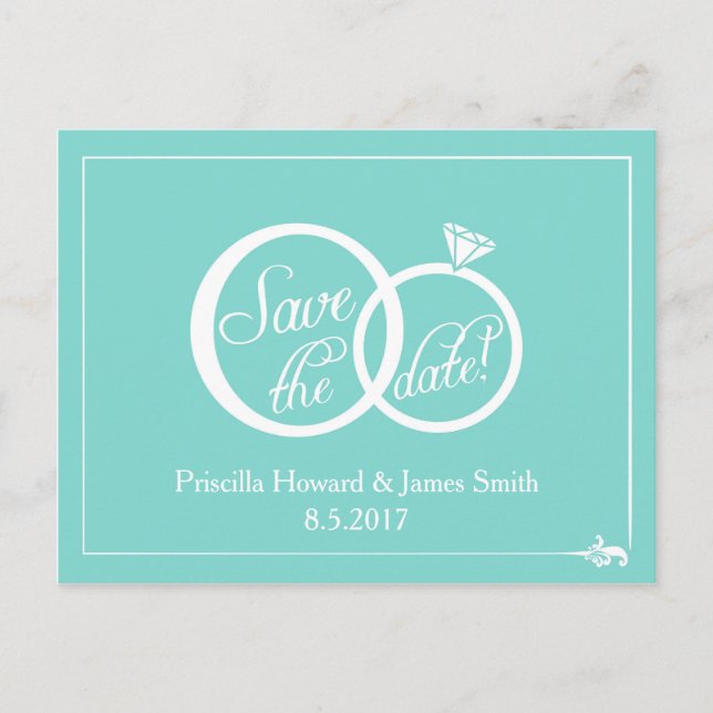 Carte postale de mariage à conserver We Do (Devant)