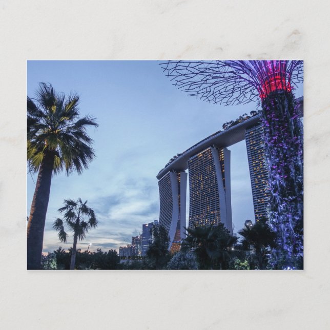 Carte postale de Marina Bay Sands Singapour (Devant)