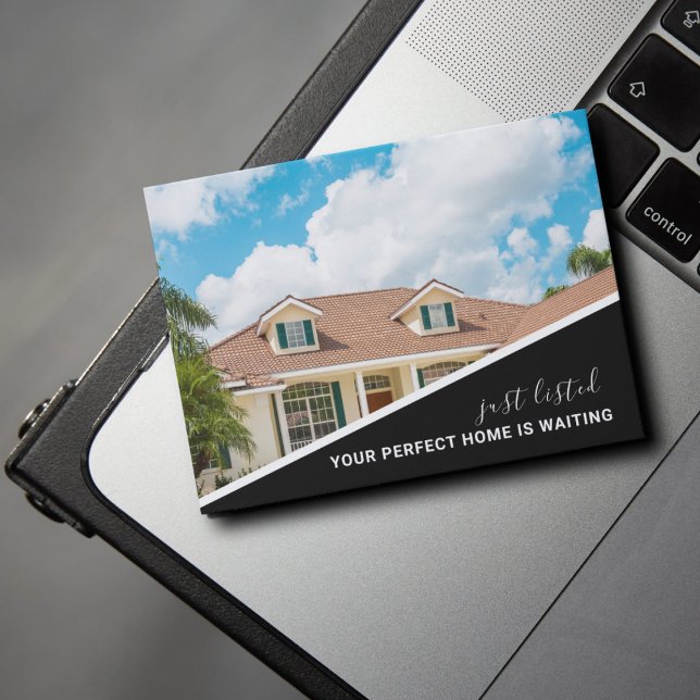 Carte postale de marketing immobilier de photo mod (Real Estate Marketing Postcard)