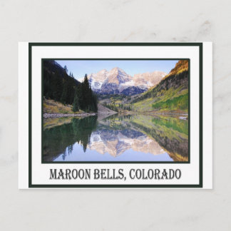 carte postale de maroon bells