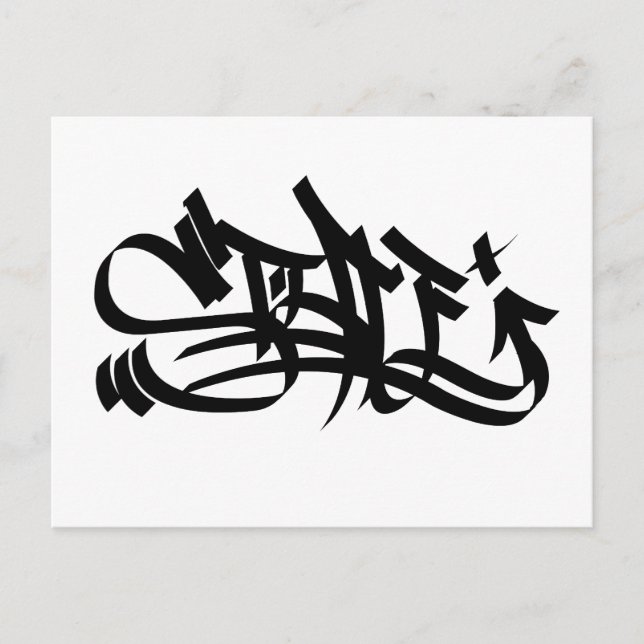 Carte postale de marqueur de style (Devant)