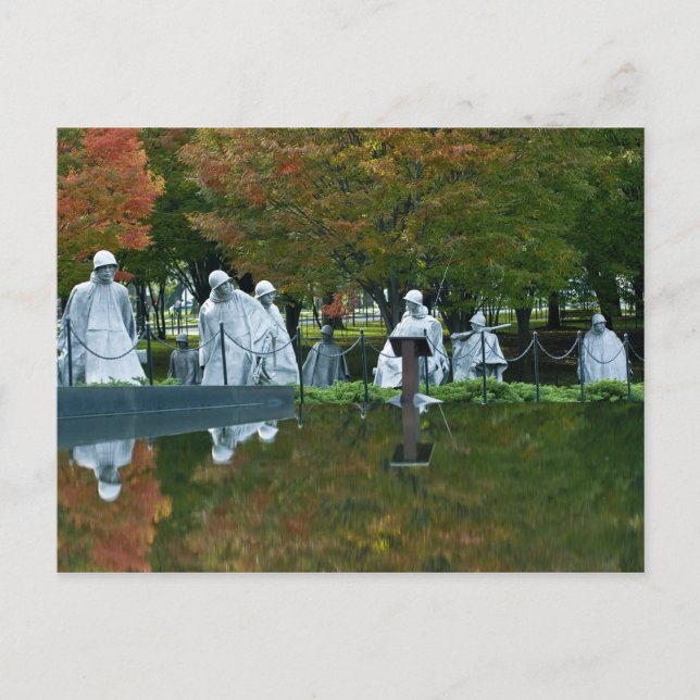 Carte postale de mémorial de combattants de Guerre (Devant)