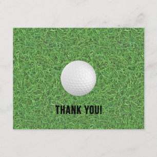 Carte postale de Merci de golf
