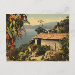 Carte postale de Mexico Street de style vintage