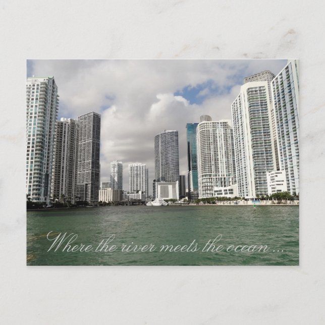 Carte postale de Miami River (Devant)