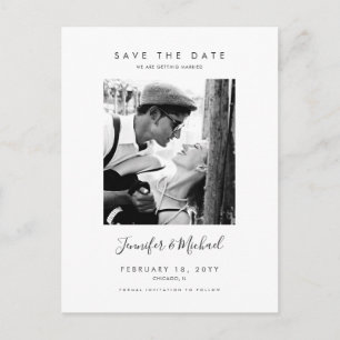 Carte postale de mise en vente simple design moder