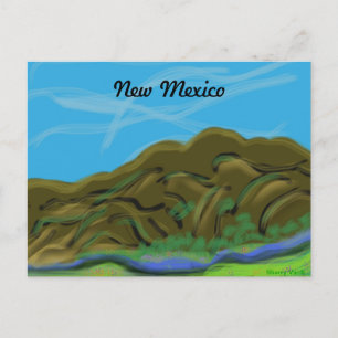 Carte postale de montagnes du Nouveau Mexique