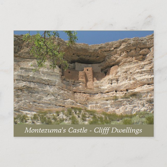 Carte postale de Montezuma's Castle Ruins Arizona (Devant)