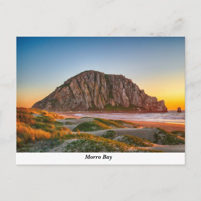 Carte postale de Morro Rock Beach (Devant)