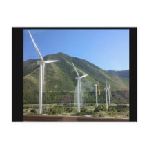 Carte postale de moulin à vent