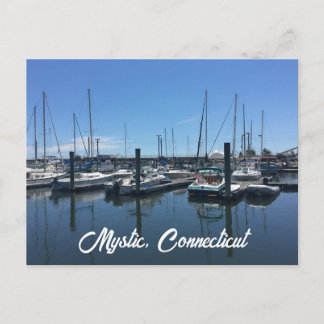 Carte postale de Mystic, Connecticut