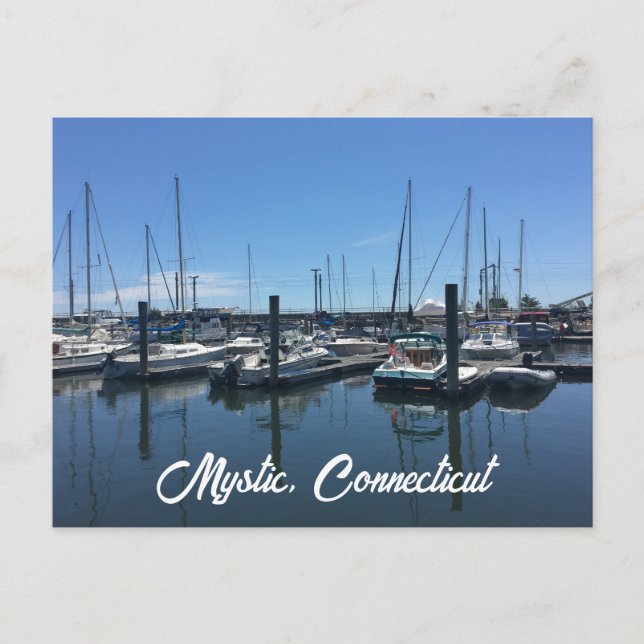 Carte postale de Mystic, Connecticut (Devant)