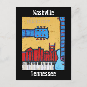 Carte postale de Nashville, Tennessee