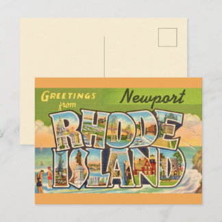 Carte postale de Newport Rhode Island