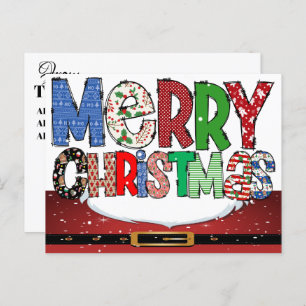 Carte postale de Noël