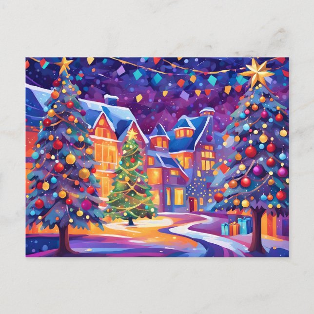 carte postale de noël (Devant)