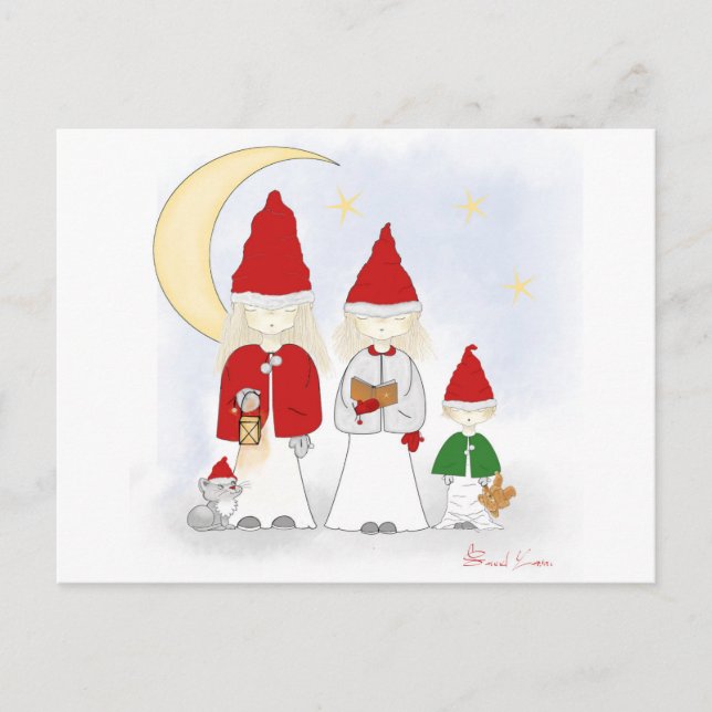 Carte postale de Noël (Devant)