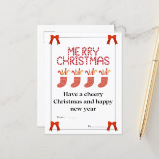 Carte postale de Noël