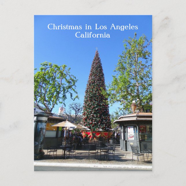 Carte postale de Noël à Los Angeles ! (Devant)