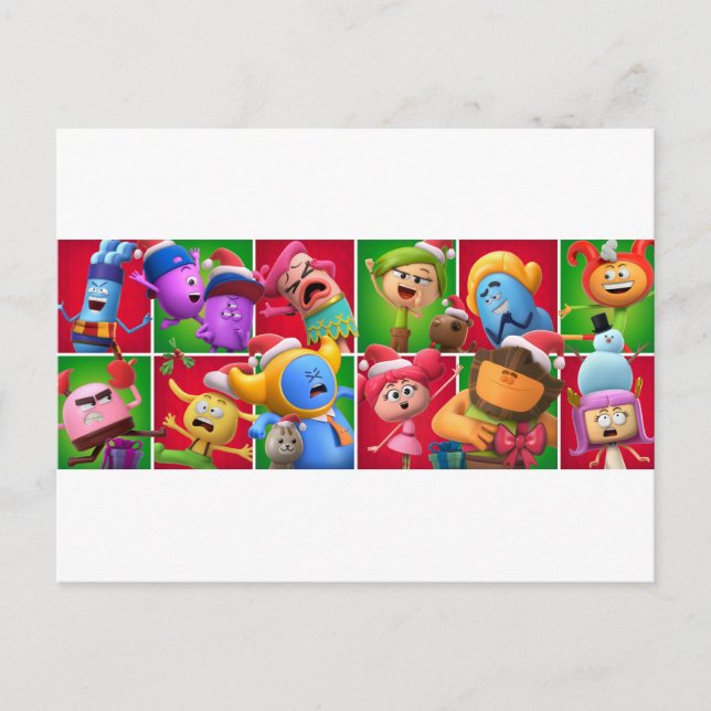 Carte postale de Noël AstroLOLogy personnalisée (Devant)