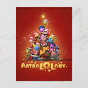 Carte postale de Noël AstroLOLogy personnalisée