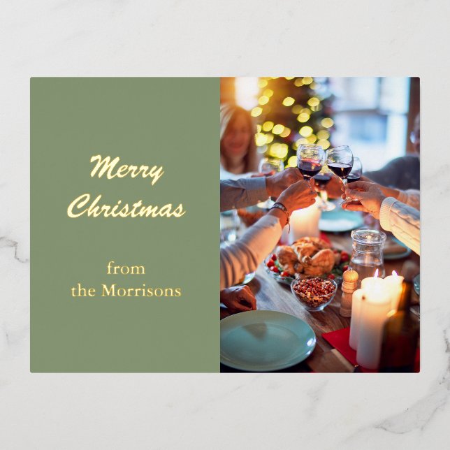 Carte postale de Noël, carte postale de Noël (Recto)