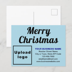 Carte postale de Noël clair