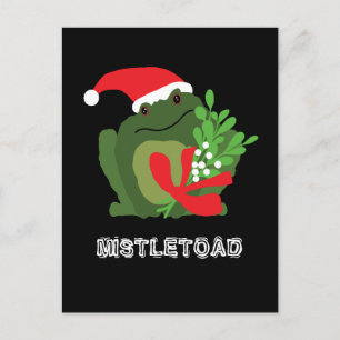 Carte postale de Noël de Noël de Mistle'toad