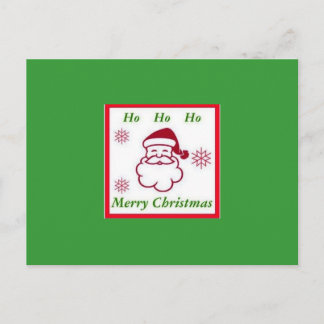 Carte postale de Noël de Père Noël