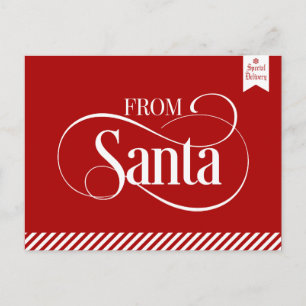 Carte postale de Noël du Père Noël