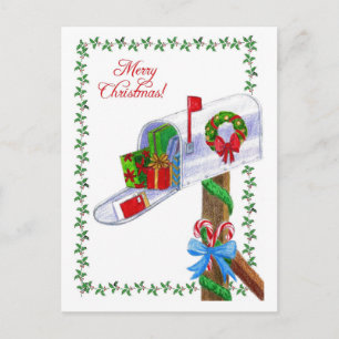 Carte postale de Noël du transporteur
