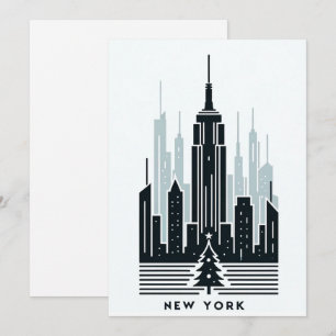 Carte postale de Noël envoûtante à New York