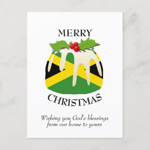 Carte postale de Noël Festidding JAMAICA