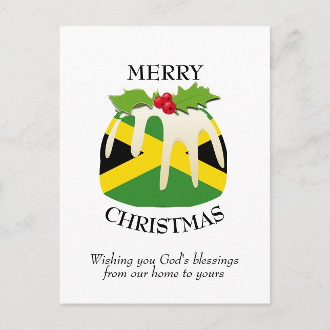 Carte postale de Noël Festidding JAMAICA (Devant)