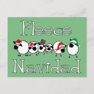 Carte postale de Noël Fleece Navidad Funny