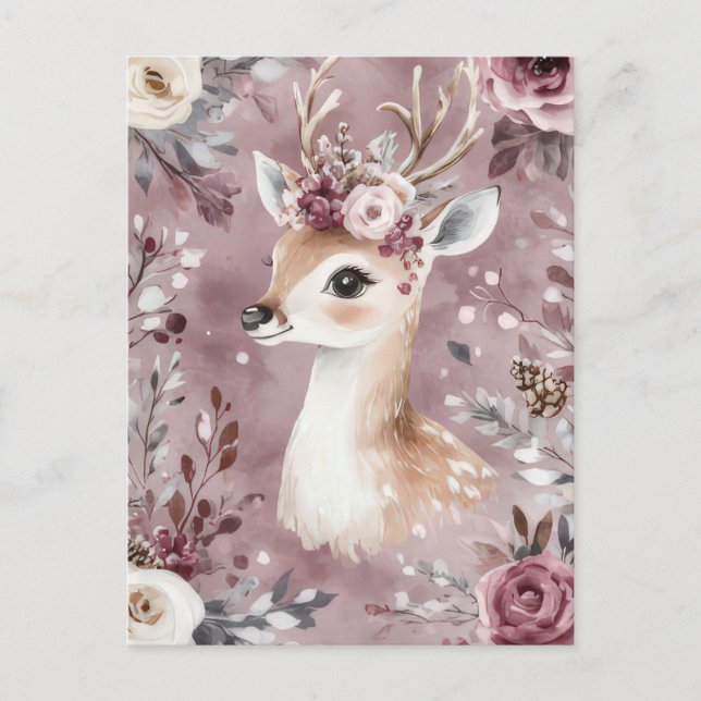 Carte postale de Noël mignonne et drôle (Devant)