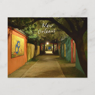 Carte postale de Noël New Orleans Street