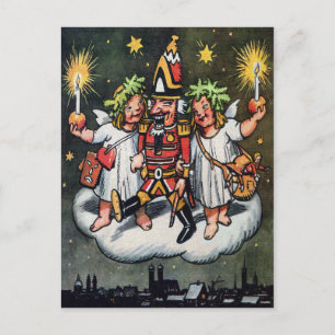 Carte postale de Noël Nutcracker vintage