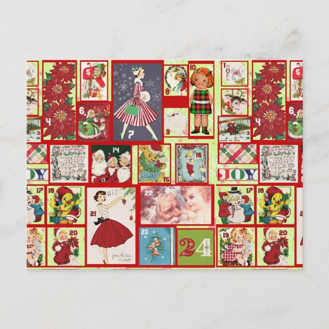 carte postale de noël passé (Devant)